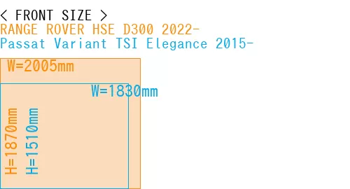 #RANGE ROVER HSE D300 2022- + Passat Variant TSI Elegance 2015-